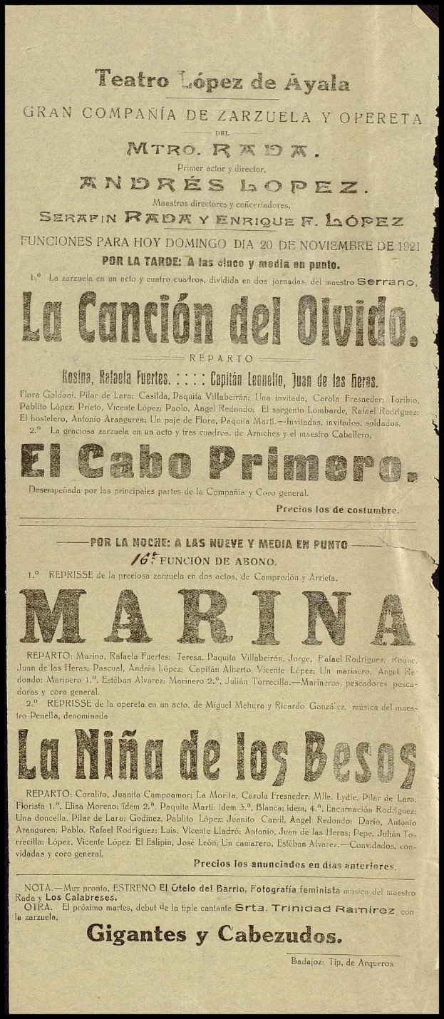 Schwarze und weiße Zeitungsanzeige, die ein Konzert in San Francisco, Kalifornien, ankündigt, mit Text, der die Veranstaltung beschreibt.