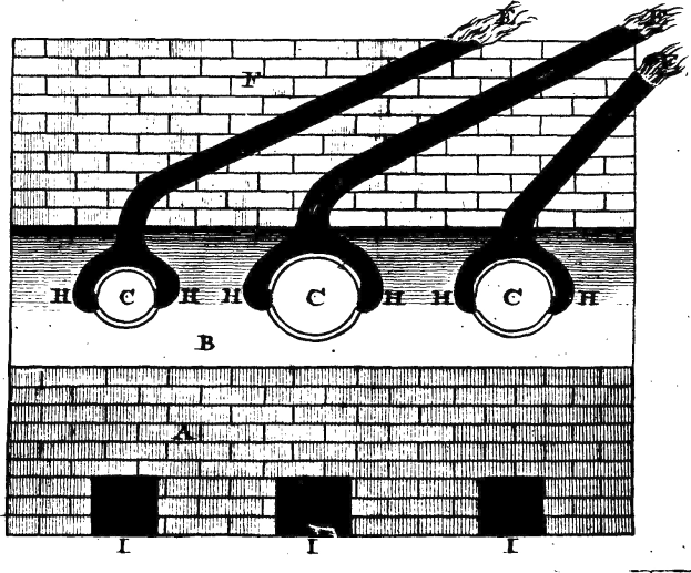 Schwarze und weiße Linienzeichnung einer Ziegelwand mit einem Feuerhydranten-Diagramm, das das Wort "elektrolytisch" am Boden zeigt.
